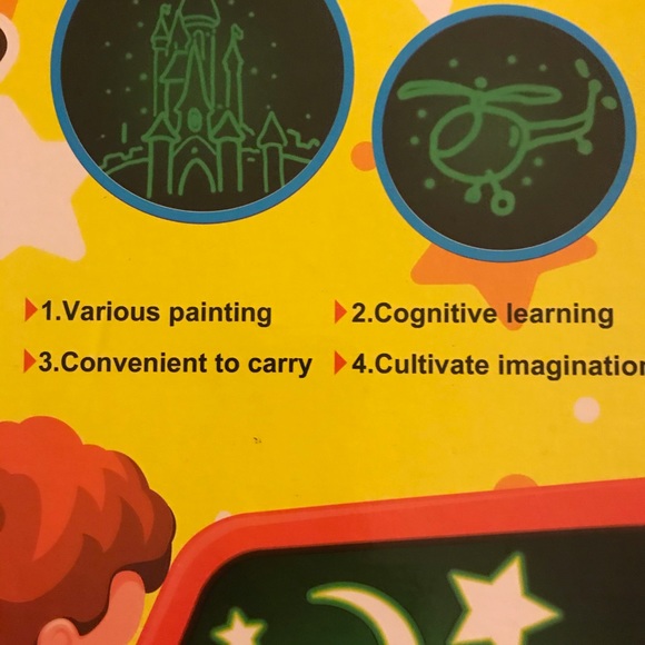 Fluorescent magic drawing board - Picture 3 of 12
